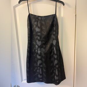 urban outfitters snakeskin mini dress